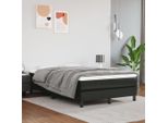 Vidaxl Materasso A Molle Insacchettate Nero 120X200X20 Cm In Pelle Finta - Materasso A Molle Insacchettate - Materassi A Molle Insacchettate - Materasso - Mobili Per La Camera Da Letto