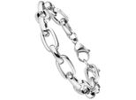 Armband Jobo "Statement", Silber (Edelstahlfarben), ArmbäNder, Damen, 22Cm, Edelstahl, Armband, Edelstahl 22 Cm