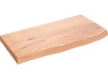Syfax™ Ripiano Muro Marrone 60X30X(2-4) Cm Massello Rovere Trattato