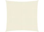 The Living Store Tenda Da Sole 160 G/M² Crema 4,5X4,5 M Hdpe
