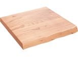 Syfax™ Ripiano Muro Marrone 60X60X(2-6) Cm Massello Rovere Trattato