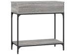 Syfax™ Tavolino Consolle Grigio Sonoma 75X34,5X75Cm Legno Multistrato