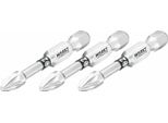 Bit 2216NSLG-PZ2/3 ∙ 1/4 Di Pollice (6,3 Mm) Esagono Pieno ∙ Profilo Pozidriv Pz ∙ 3 Pezzi ∙ Sw PZ2