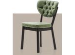 Sedia Da Salotto Sedia Da Sala Da Pranzo Sedia Chesterfield Sedia Imbottita Sedia In Legno Verde