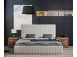 Lusso Camera Da Letto Mobili 2X Comodini Letto Set Arredamento Bianco 3Pcs.