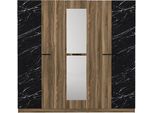 Armadio Elegante Armadio In Legno Marrone Arredamento Moderno Camera Da Letto