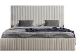 Letto Imbottito Moderno Letti Letto Matrimoniale Struttura Letto Letto Matrimoniale 180X200 Beige