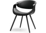 Sedia Da Pranzo Di Design Sarolta - Nera 1