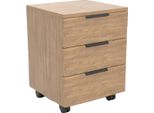 Cassettiera Con 3 Cassetti Armadio Armadio Portaoggetti Beige Ufficio Soggiorno