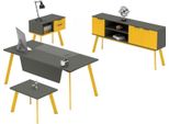 Set Da Studio Tavolo Credenza Tavolino Cassettiera Mobili Da Ufficio Completi