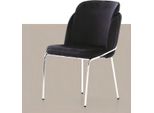 Sedia Da Salotto Sedia Da Sala Da Pranzo Sedia Imbottita Con Gambe In Metallo Nero