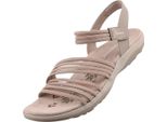 Skechers Reggae Slim Coffee Run Sandali Donna Grigio