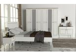 Mobili Per La Camera Da Letto Set Completo Letto 2X Comodino Armadio Bianco 5 Pezzi