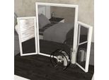 Specchio Bianco Camera Da Letto Giovani Moderno Elegante Mobili Per Bambini 85X60Cm
