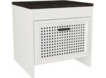 Comodino Tavolino In Legno Consolle Da Letto Comodini Mobili Bianco