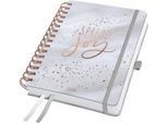Sigel J6605 Sigel Libro Calendario Jolie "Glittery Joy"" 2026, A5"