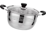 Pentola Per Zuppa Con Vassoio Per La Cottura A Vapore Pentola In Acciaio Inox Multifunzione Per Piano Cottura A Gas - Piano Cottura A Induzione