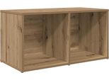 Vidaxl Mobile Tv Da Parete Marrone 72 X 35 X 37 Cm Materiale Ligneo