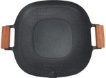 Barbecue Grill Pan Rivestimento Antiaderente Riscaldamento Rapido Barbecue Stovetop Plate Grilling Skillet Pan For Indoor Outdoor Bbq Camping