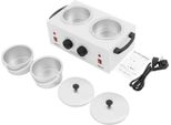 Scaldacera Doppio, Temperatura Regolabile, Design Compatto, Bianco
