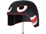 Casco Ombrello Modello Cartoon 10 Costole Resistenza Ai Raggi Uv Manico Lungo Sole Pioggia Ombrello Nero Altezza Superiore A 140Cm