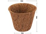 30PCS Vasi Di Cocco Per La Germinazione Dei Semi Vasi Da Vivaio Biodegradabili Per Il Giardinaggio Domestico