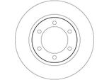 2X Disco Freno Trw DF6726S Per Toyota Hilux Pick-Up (GUN1_) 67 4Mm 319Mm
