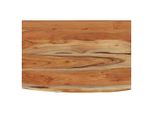 Syfax™ Mensola A Muro 60X40X3,8Cm Rettangolare Legno Acacia Bordi Vivi