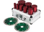 Set Di Seghe A Tazza Diamantate, 8 Punte Da Trapano, Design Resistente, Con Lama Da Taglio