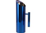 304 Brocca D'acqua In Acciaio Inox Brocca Moderna Da 1,5 L Con Manico Contenitore Per Bevande Per Tè Caldo Freddo, Succo Di Caffè Blu