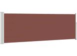 Vidaxl Tenda Laterale Estensibile 100X300 Cm Marrone