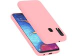 Cadorabo Custodia Protettiva Per Samsung Galaxy A10E / A20E Caso In Rosa Telefono Cellulare Case Cover Tpu Etui
