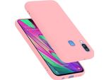 Cadorabo Custodia Protettiva Per Samsung Galaxy A40 In Rosa Custodia Del Telefono Cellulare Custodia Cover Tpu Etui