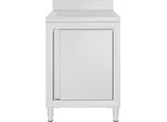 Vidaxl Mobile Da Cucina Gastro Con Scolapiatti In Acciaio Inox