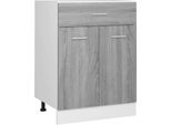 Syfax™ Mobiletto “Lyon” Grigio Sonoma 60X46X81,5 Cm