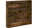 Vidaxl Portariviste In Rovere Affumicato 80 X 12 X 70 Cm Materiale A Base Di Legno