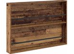 Syfax™ Scaffale Per Riviste Legno Vecchio 100 X 12 X 70 Cm