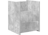 Syfax™ Scaffale Per Riviste Grigio Concretè 35 X 35 X 45 Cm