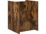 Syfax™ Scaffale Per Riviste Rovere Fumé 35 X 35 X 45 Cm