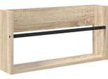 Syfax™ Scaffale Per Riviste Rovere Sonoma 60 X 12 X 30 Cm