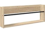 Vidaxl Portariviste In Rovere Sonoma 80 X 12 X 30 Cm Materiale A Base Di Legno