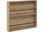 Vidaxl Portariviste In Rovere Artigianale 80 X 12 X 70 Cm Materiale A Base Di Legno