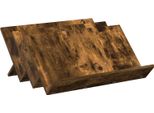 Vidaxl Portariviste In Rovere Affumicato 65 X 53 X 28,5 Cm Materiale A Base Di Legno