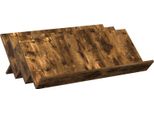 Vidaxl Portariviste In Rovere Affumicato 90 X 53 X 28,5 Cm Materiale In Legno
