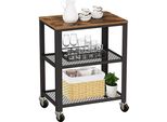 Carrello Da Cucina Relaxdays A 3 Livelli