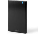 Nedis, Custodia Per Disco Rigido Da 2,5" Usb 3.1 Per Pc Con Cavo, Nero"