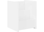 Syfax™ Scaffale Per Riviste Bianco 35 X 35 X 45 Cm Legno Multistrato