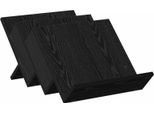 Vidaxl Portariviste Con Ripiano In Rovere Nero 53 X 40 X 28,5 Cm