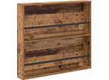 Syfax™ Scaffale Per Riviste Legno Vecchio 80 X 12 X 70 Cm