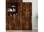 Syfax™ Credenza Rovere Fumo 30X42,5X185 Cm In Legno Ingegnerizzato